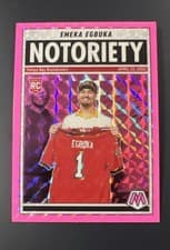 2025 Panini Mosaic Notoriety Emeka Egbuka #16 card