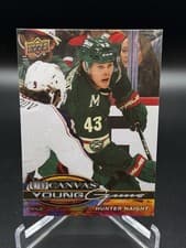 2025-26 Upper Deck UD Canvas Young Guns Hunter Haight #C-232 card