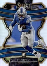 Ty Johnson 2019 Panini Select card