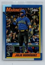 2025 Topps Chrome 1990 Topps Baseball Julio Rodriguez #90CB-6