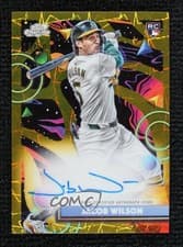 Jacob Wilson 2025 Topps Cosmic Chrome Cosmic Chrome Autographs card