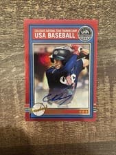 2025 Panini Stars & Stripes USA Baseball Throwback Signatures Chase Davis #AS-CD card