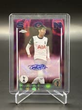 Heung-min Son 2024 Topps Chrome UEFA Autograph card