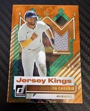 Jackson Chourio 2025 Donruss Jersey Kings card