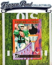 2024 Donruss Passing the Torch Randall Cunningham / Jalen Hurts #PTT-EAG card