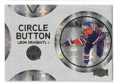 2025-26 SkyBox Metal Universe Circle Button Leon Draisaitl #CB-1 card