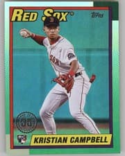 2025 Topps Update 1990 Topps Baseball Kristian Campbell #U90-36 card