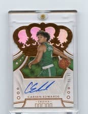 Carsen Edwards 2019 Panini Crown Royale Rookie Autographs card