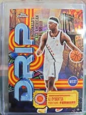 2025 Topps Chrome McDonald's All American All American Drip AJ Dybantsa #AA-1 card