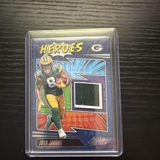 2025 Panini Absolute Absolute Heroes Memorabilia Josh Jacobs #AHM-JJS card