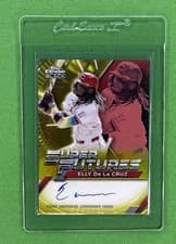 2025 Topps Chrome Black Super Futures Autographs Elly De La Cruz #FSA-ED card