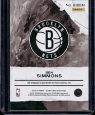 2024-25 Panini Court Kings Impressionist Ink Autographs Ben Simmons #II-BEN card