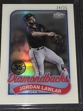 2024 Topps Chrome 1989 Topps Baseball Chrome Layer Variations Jordan Lawlar #89BCL-14 card