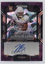 Jaydon Blue 2025 Panini Prizm Draft Picks Draft Picks Autographs card