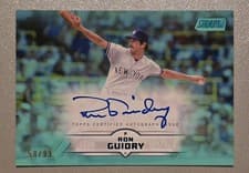 Ron Guidry 2025 Topps Stadium Club Autograph card