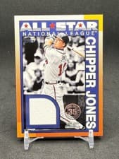 2025 Topps 1990 Topps Baseball All-Star Relics Chipper Jones #90ASR-CJ card