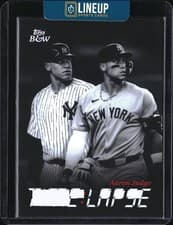2025 Topps Black & White Time Lapse Aaron Judge #TL3 card
