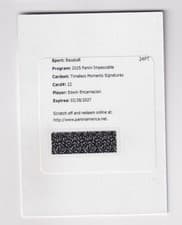 2025 Panini Impeccable Timeless Moments Signatures Edwin Encarnacion #22 card