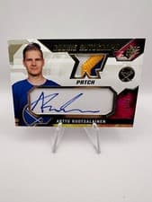 Arttu Ruotsalainen 2021 SPx Rookie Auto Jersey card