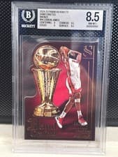 LeBron James 2024-25 Panini Silhouette Hand Crafted card