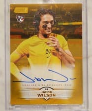 2025 Stadium Club Chrome Autographs Jacob Wilson #SCCA-JWI card