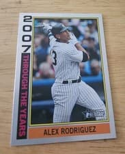 2025 Topps Heritage Through the Years Alex Rodriguez #TTY-18 card