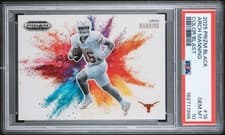 2025 Panini Prizm Black Color Blast Arch Manning #18 card