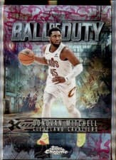 2025-26 Topps Chrome Ball of Duty Donovan Mitchell #BD-7 card