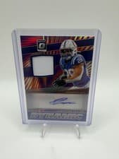2025 Donruss Optic Dynamic Patch Autographs Jonathan Taylor #10 card