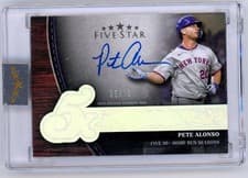 2025 Topps Five Star Five Time Signatures Pete Alonso #FTS-PA card