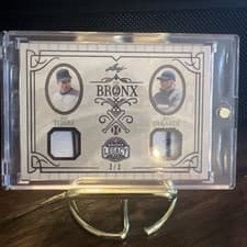 2025 Leaf Bronx Legacy The Bronx 2 Joe Torre / Joe Girardi #B2-12 card
