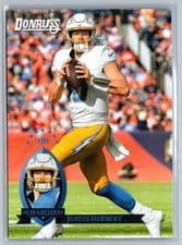 Justin Herbert 2025 Donruss Retro 1995 card