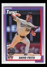 2025 Topps 1990 Topps Baseball (Series One) David Festa #T90-67 card
