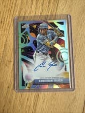 Christian Yelich 2025 Topps Cosmic Chrome Cosmic Chrome Autographs card