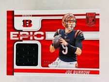 2024 Donruss Elite Epic Materials Joe Burrow #EMA-JBU