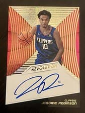 Jerome Robinson 2018 Panini Revolution Rookie Autographs card