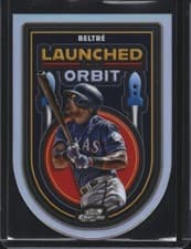 2025 Topps Cosmic Chrome Launched into Orbit Adrian Beltré #LIO-22 card