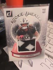 2025 Donruss Rookie Holiday Sweater Ashton Jeanty #SWE-AJY card