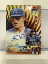 Bobby Witt Jr. 2024 Finest Future So Bright Autographs card