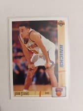 John Starks 1991-92 Upper Deck Base Set card