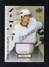 Teemu Selanne 2024-25 Upper Deck Premier Premier Pieces card