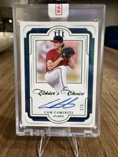 2025 Panini National Treasures Ecklar's Choice Signatures Cam Caminiti #14 card