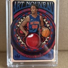 Ron Holland II 2024-25 Panini Court Kings Art Nouveau Relics card