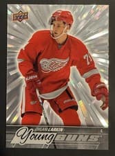 Dylan Larkin 2024-25 Upper Deck Outburst Retro Young Guns card