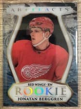 Jonatan Berggren 2024-25 Upper Deck Artifacts 2023 Update - Clear Cut Rookies card