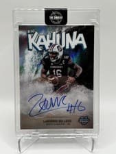 2025 Bowman University Chrome The Big Kahuna Autographs LaNorris Sellers #BK-LS card