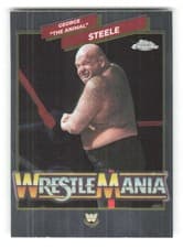 2026 Topps Chrome WWE WrestleMania Recall George "The Animal" Steel #WMR-3 card