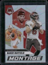 2025 Panini Mosaic Montage Baker Mayfield #17 card
