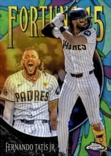 Fernando Tatis Jr. 2025 Topps Chrome Fortune 15 card