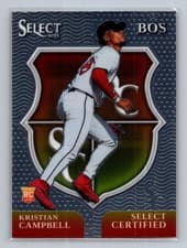 2025 Panini Select Select Certified Kristian Campbell #11 card